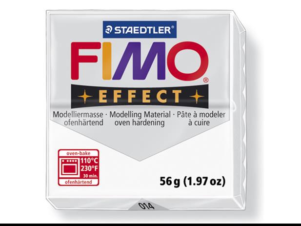 Translucent White Fimo Effect Clay