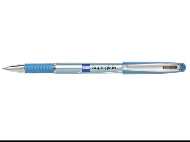 Ball point pen Cello Superglide, 0.5mm, blue ink